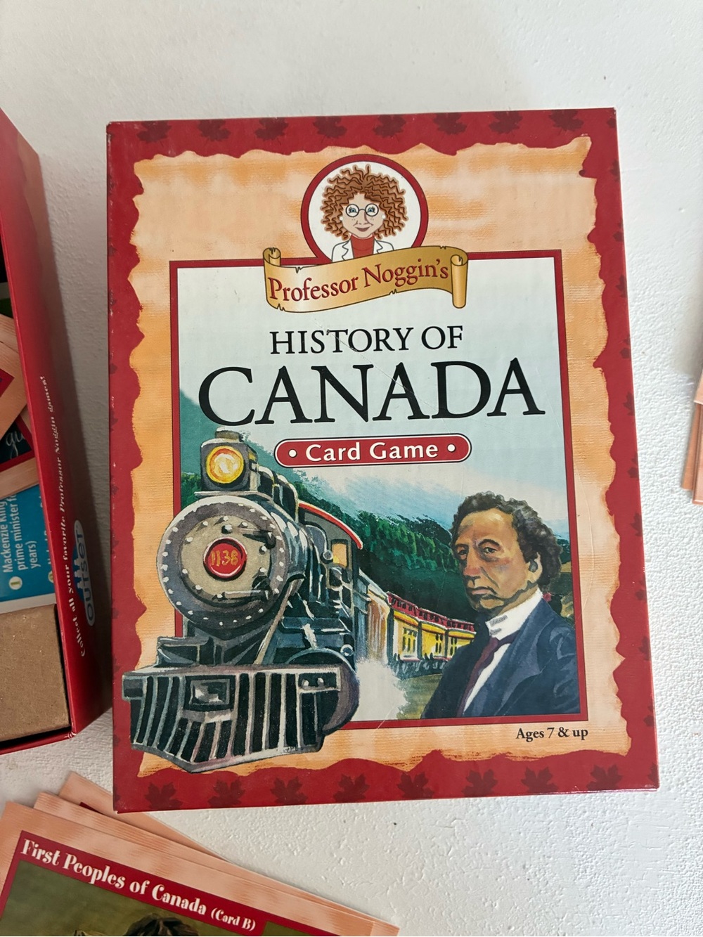 History of Canada trivia game ages 7 & up